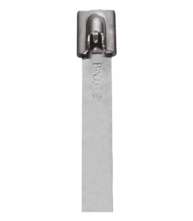 Cincho StrongHold  de Acero Inoxidable Tipo 304, 201 mm largo x 6.6 mm ancho, Color Metálico, Paquete de 100pz