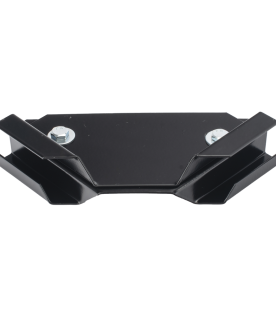 Kit Para Derivaciones y Cambios de Dirección Tipo "T" para Escalera Tubular de 1.5" de Peralte y 12" de Ancho, Acabado con Pintura Epóxica Color Negro, Incluye Tornillería