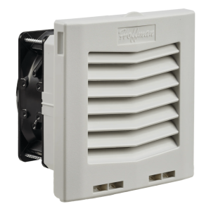 Ventilador con Filtro de Montaje Lateral HF05 / Flujo de Aire 35 CFM (59 m³/h) / 115 Vca / IP54 / Color Gris Claro