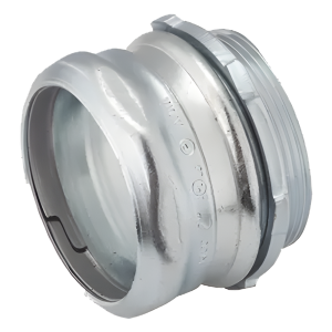 Conector de Compresión de Acero Galvanizado para Pared Delgada de 2".