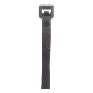 Cincho STRONGHOLD, 370 mm largo x 4.8mm ancho, Tensión 50 lb (222 N) Nylon 6,6 Color Negro, Paquete de 100 Piezas
