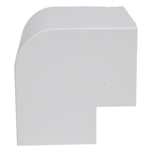 Esquinero Exterior Color Blanco de PVC Auto Axtinguible, Para Canaleta TMK-4577 (5510-02001)