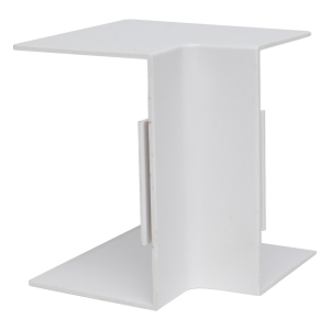 Esquinero Interior Color Blanco de PVC Auto Axtinguible, Para Canaleta TMK-4577 (5520-02001)