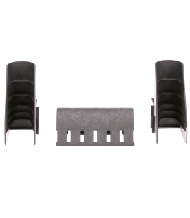 Kit de Bajada de Cables Para Charola Tipo Escalerilla, Con Control de Radio de Curvatura, Fabricado en Nylon 6.6, Color Negro