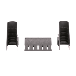 Kit de Bajada de Cables Para Charola Tipo Escalerilla, Con Control de Radio de Curvatura, Fabricado en Nylon 6.6, Color Negro