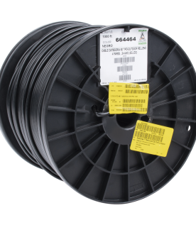 Bobina de 305 Metros (1000 Pies) Cat5e con Gel para Exterior, Color Negro, para Aplicaciones en Sistemas de Redes de Datos y Cableado Estructurado. Uso Intemperie.
