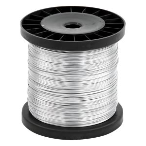 Bobina de 500 Metros (1640 Pies) / Alambre de Aluminio Reforzado / 16 AWG / Para Intemperie / Ideal para Cercas Electrificadas.