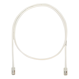 Cable de Parcheo UTP Categoría 5e, con Plug Modular en Cada Extremo - 1.5 Metros (4.92 Pies) - Blanco Mate