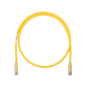 Cable de Parcheo UTP Categoría 6, con Plug Modular en Cada Extremo - 1 Metro (3.28 Pies) - Amarillo