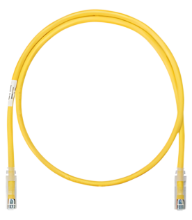 Cable de Parcheo UTP Categoría 6, con Plug Modular en Cada Extremo - 2 Metros (6.56 Pies) - Amarillo