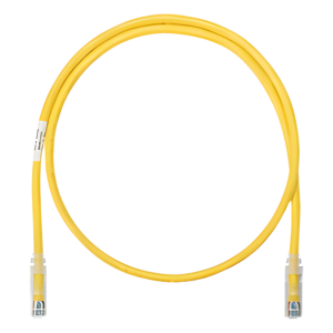 Cable de Parcheo UTP Categoría 6, con Plug Modular en Cada Extremo - 2 Metros (6.56 Pies) - Amarillo