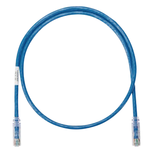 Cable de Parcheo UTP Categoría 6, con Plug Modular en Cada Extremo - 1 Metro (3.28 Pies) - Azul