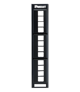 Panel de Parcheo Modular Keystone (Sin Conectores), de Montaje en Pared Usando Accesorio Wb89d, 12 Puertos