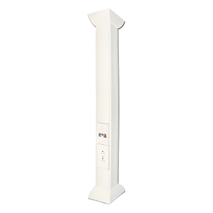 Pole Blanco de 3 Metros (9.84 Pies) para Instalaciones Eléctricas, Voz y Datos, No Incluye Accesorios, Se Venden por Separado los Modelos TEK100DUPLEX (Accesorios de Fijación y Contacto Duplex) y TEK100UNI (Soporte y Tapa Universal) (13000-01000)