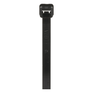 Cincho de Nylon 6.6 de Bloqueo, 188 mm largo x 4.8mm ancho, Color Negro, Exterior Resistente a Rayos UV, Paquete de 1000pz