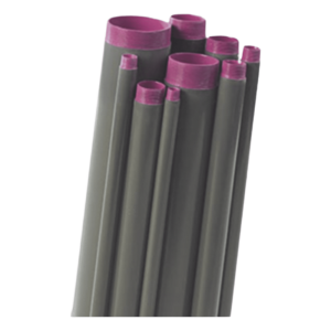 Tubo Conduit rígido de aluminio de  2 1/2"  (75.06 mm) con recubrimiento de pvc con cople.