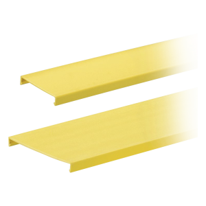 Tapa para Canaleta Ranurada, de 4 in de Ancho, 1828.8 mm de Largo, Color Amarillo