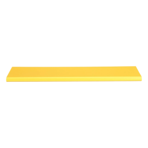 Tapa Con Bisagra a Presión Para Canaleta FiberRunner™ FR6X4YL2, de PVC Rígido, Color Amarillo, 2 m de Largo