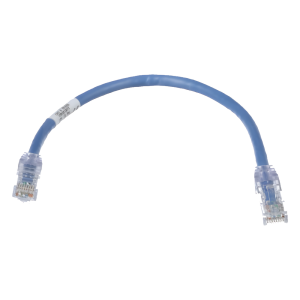 Cable de Parcheo TX6, UTP Cat6, 24 AWG, CM, Color Azul, 0.3 Metros (1 Pie)