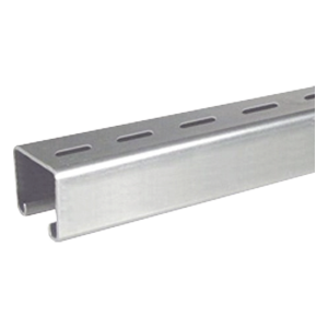 Unicanal Perforado 4 x 4 cm x 3 m / Calibre 16 / Galvanizado Electrolítico.