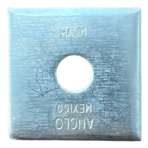 Tope Unicanal Plano para Tornillo de  3/8" ( 9.5 mm ).
