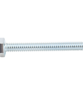 Tornillo Máquina Estándar Galvanizado de 1/4" X 2" (6.5 X 51 mm ).