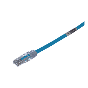 Cable de Parcheo TX6, UTP Cat6, 24 AWG, CM, Color Azul, 7.01 Metros (23 Pies)