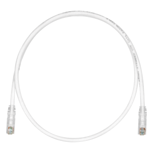 Cable de Parcheo TX6, UTP Cat6, 24 AWG, CM, Color Blanco Mate, 0.91 Metros (3 Pies)