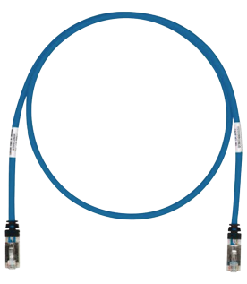 Patch Cord Cat6A, Blindado S/FTP, CM/LS0H, 10 Metros (32.81 Pies), Color Azul
