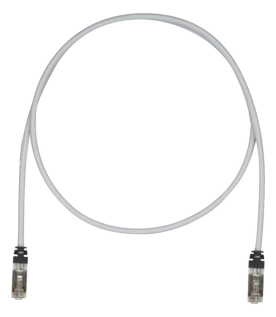 Patch Cord Cat6A, Blindado S/FTP, CM/LS0H, 3 Metros (9.84 Pies), Color Gris