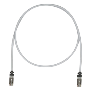 Patch Cord Cat6A, Blindado S/FTP, CM/LS0H, 3 Metros (9.84 Pies), Color Gris