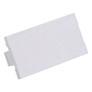 Módulo de Tapa Ciega (Inserto Ciego), de 1/3, Color Blanco Mate, 1 Pieza