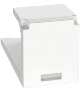 Módulo de Tapa Ciega (Inserto Ciego), Mini-Com, Color Blanco, 1 Pieza