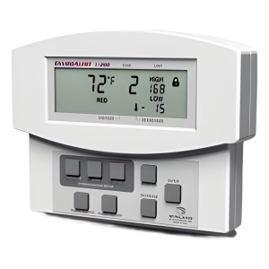 Detector de temperatura y humedad, capacidad 4 zonas libres.