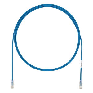 Cable de Parcheo UTP Cat6A, CM/LSZH, Diámetro Reducido (28AWG), Color Azul, 15.24 Metros (50 Pies)