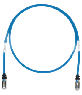 Patch Cord Cat6A, Blindado S/FTP, CM/LS0H, 4.57 Metros (15 Pies), Color Azul