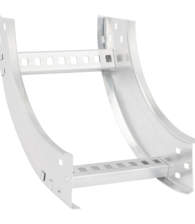 Curva Vertical Interior de Aluminio de 90° Perfil Z / Peralte 3 1/4" / Ancho 9" / Radio 8" / Incluye Tornillería (CHVI90EZ314R8X9AK)