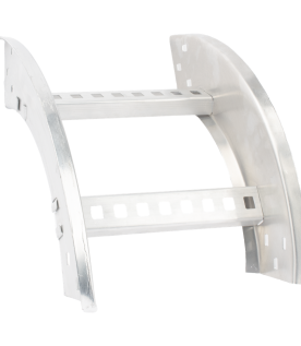 Curva Vertical Exterior de Aluminio de 90° Perfil Z / Peralte 3 1/4" / Ancho 9" / Radio 8" / Incluye Tornillería (CHVE90EZ314R8X9AK)