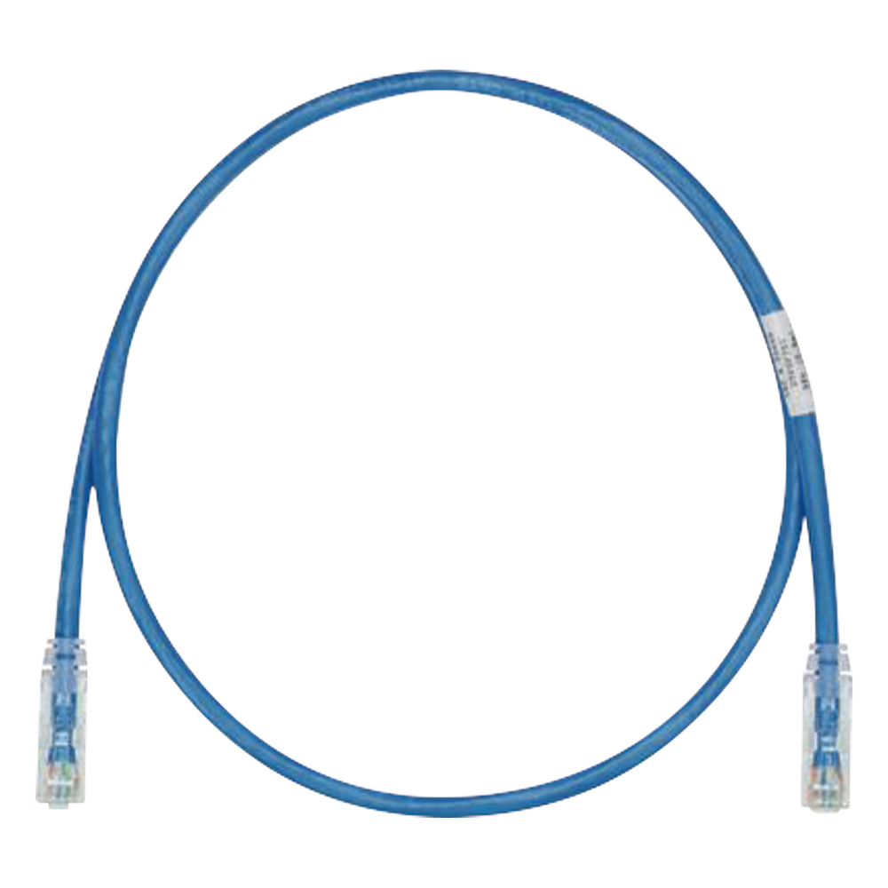 Cable de Parcheo TX6, UTP Cat6, 24 AWG, CM, Color Azul, 9.14 Metros (30 Pies)
