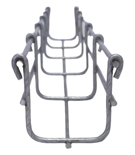 Charola Bimetálica Tipo Malla 54/50 mm, Ideal Para Utilizarse al Exterior o Zonas Húmedas, Hasta 43 Cables Cat6, Tramo de 3 Metros