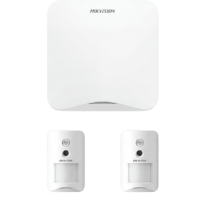 (AX HOME) KIT de Alarma AX HOME / Incluye: 1 Panel Wi-Fi / 2 Cámaras Inalámbricas + PIR / Batería de Respaldo / Compatible con Hik-Connect P2P y Hik-Partner PRO