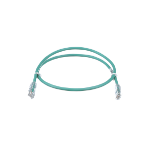 Cable de Parcheo TX6, UTP Cat6, 24 AWG, CM, Color Verde, 9.14 Metros (30 Pies)