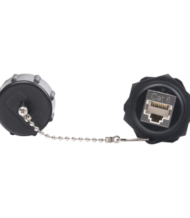 Jack Industrial RJ45 Categoría 6 Blindado, IP67 (Waterproof)