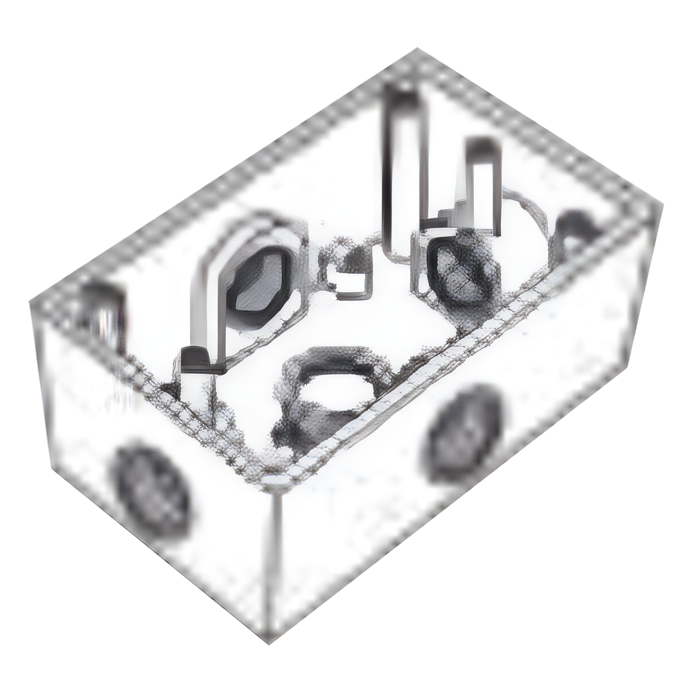 Caja Condulet FS de 1" (25.4 mm) con cinco bocas a prueba de intemperie.