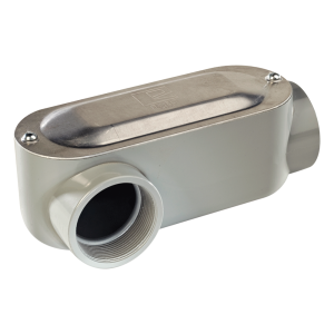 Caja Oval Roscada tipo LR de 3/4" (19.05 mm) / Incluye tapa y tornillos.