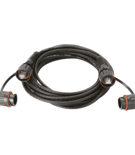 Patch Cord Cat6A IndustrialNet, UTP, Con Plug Industrial y Tapa en Cada Extremo, 1 Metro (3.28 Pies)