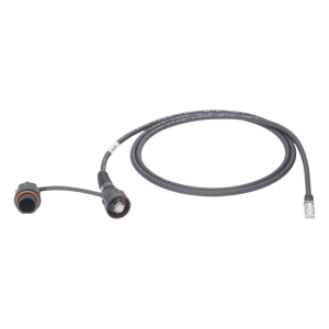 Patch Cord Cat6A IndustrialNet, Blindado S/FTP, Con Plug Industrial y Tapa en Un Extremo, 1 Metro (3.28 Pies)