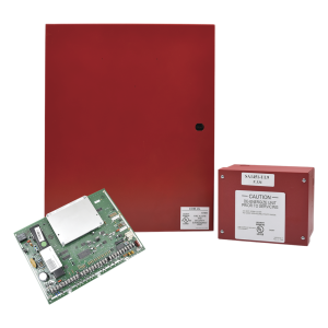 Panel de control híbrido de incendio e intrusión comercial, 8 particiones, hasta 250 zonas cableadas, inalámbricas o V-Plex, compatible con AlarmNet y Total Connect