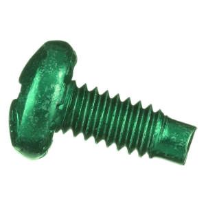 Tornillo de Unión a Tierra, #12-24 x 1/2, Color Verde, Bolsa de 100 Piezas