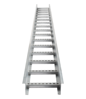 Escalera de Aluminio Portacables / Perfil Z / Peralte 3 1/4" /Paso 9" / Ancho 12" / 3.66 metros / Capacidad Máx. 274 Cables / Incluye Cople Union y Tornillería (CHEZ314P9X12AK)